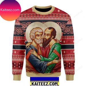 St. Apostles Peter And Paul Christmas Ugly  Sweater