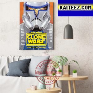Star Wars The Clone Wars Stories Of Light And Dark Art Decor Poster Canvas
