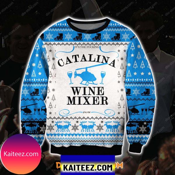 Step Brothers Catalina Wine Mixer 3d All Over Print Christmas Ugly Sweater