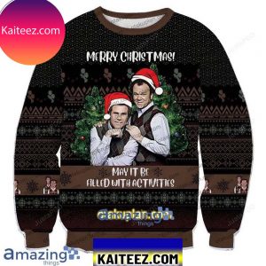 Step Brothers Merry Christmas May It Be Filled With Activities Christmas Ugly  Sweater