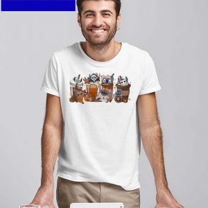 Stitch Horror Coffee Halloween T-Shirt