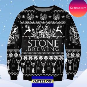 Stone Brewing 3D Christmas Ugly  Sweater
