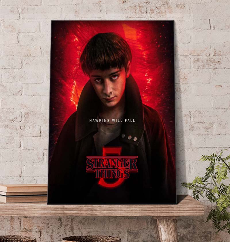 Will Byers Hawkins Will Fall Stranger Things Season 5 Poster, Best Stranger  Things Gifts - Allsoymade