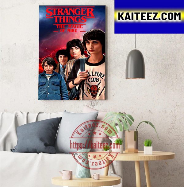 Stranger Things The Magic Of Mike Art Decor Poster Canvas
