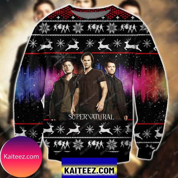 Supernatural 3d All Over Printed Christmas Ugly Sweater