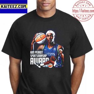 Sylvia Fowles Is Kim Perrot Sportsmanship Award Of WNBA Vintage T-Shirt