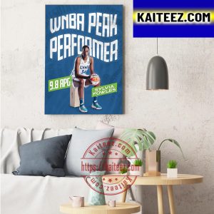 Sylvia Fowles WNBA Peak Performer Art Decor Poster Canvas