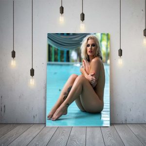 TONI STORM Beautiful Nude Body AEW Gift Poster Canvas