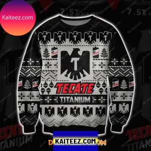 Tecate Titanium Beer 3d All Over Print Christmas Ugly Sweater