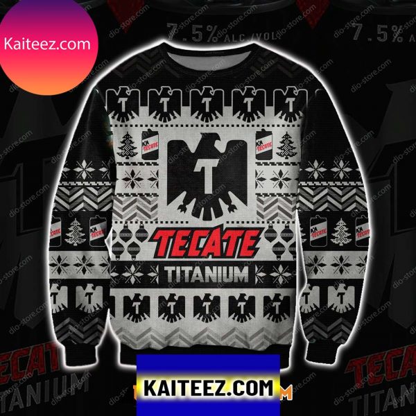 Tecate Titanium Beer 3d All Over Print  Christmas Ugly  Sweater