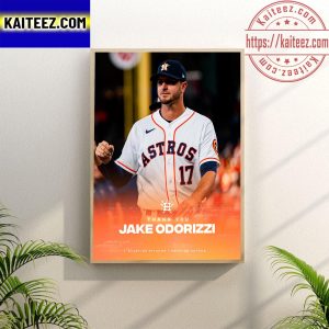 Thank You Jake Odorizzi Starting Pitcher Houston Astros Home Decor Poster Canvas