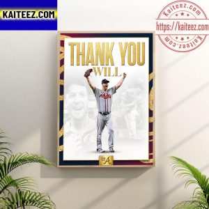 Thank You Will Smith For The Time You Gave The Atlanta Braves Poster Canvas