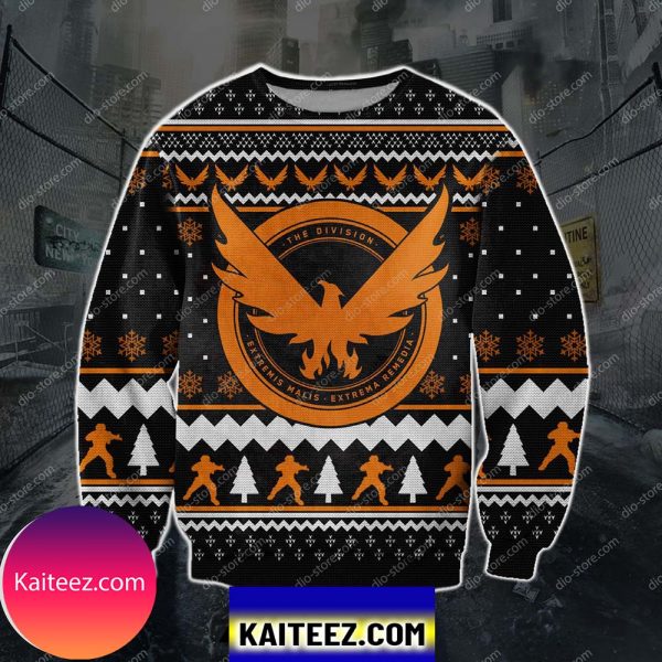 The Division Game 3d Print Christmas Ugly Sweater