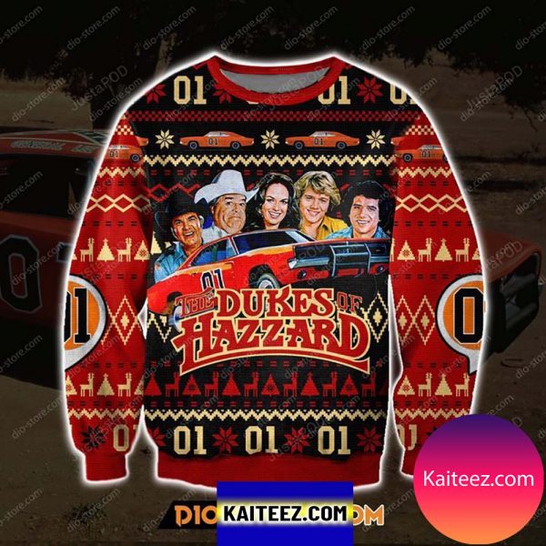 The Dukes Of Hazzard Christmas Ugly Sweater