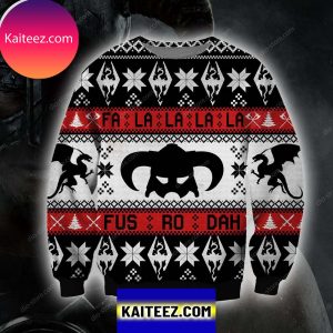 The Elder Scrolls 3d All Over Printed Christmas Ugly Sweater