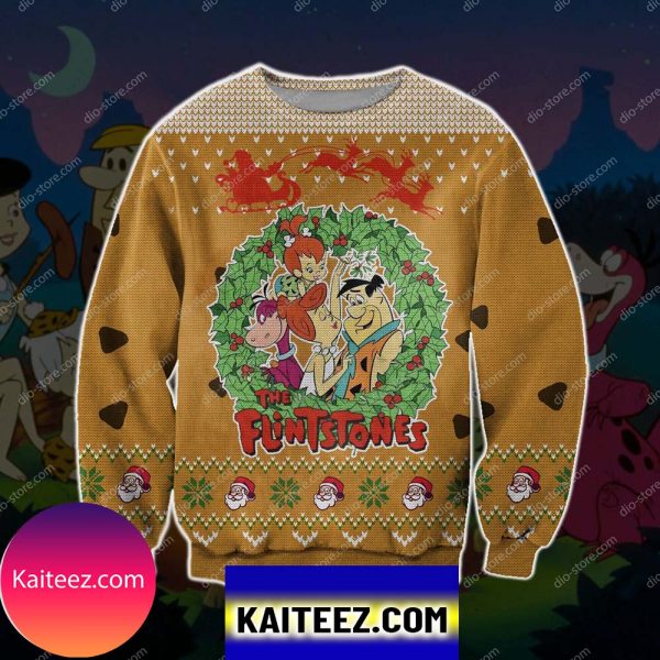 The Flintstones 3d Print Christmas Ugly Sweater