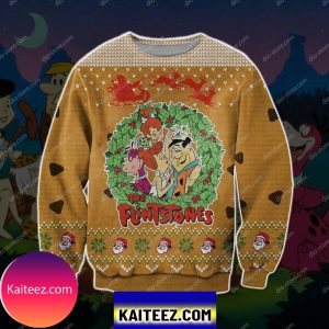 The Flintstones 3d Print Christmas Ugly Sweater