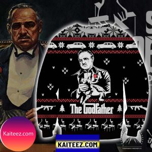 The Godfather 3d All Over Printed Christmas Ugly  Sweater