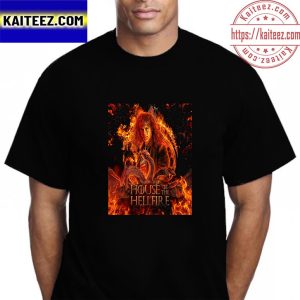 The House Of The Hellfire Stranger Things x House Of The Dragon Vintage T-Shirt