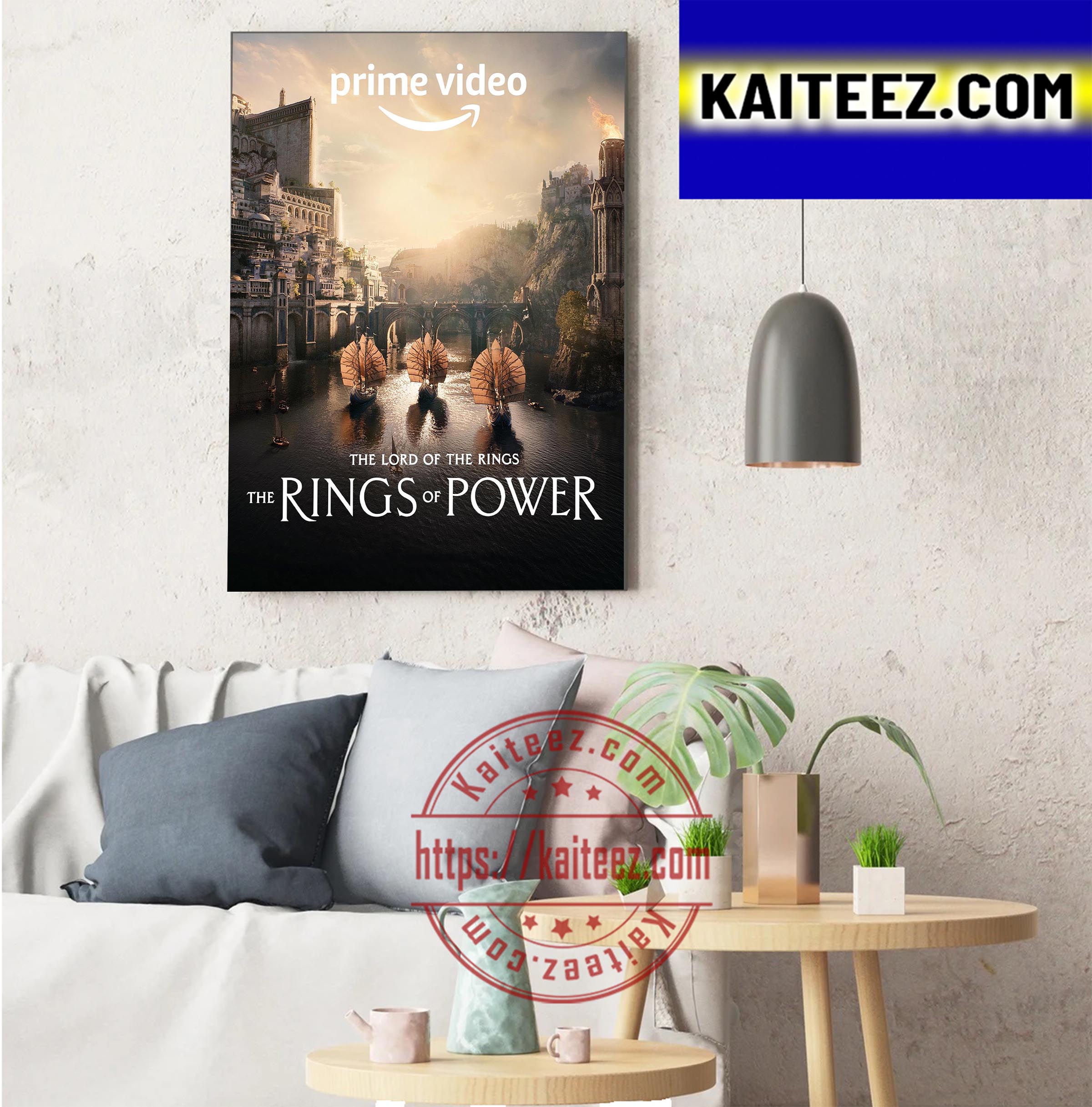 Sluiting Roux dozijn The Lord Of The Rings The Rings Of Power New Series Art Decor Poster Canvas  - Kaiteez