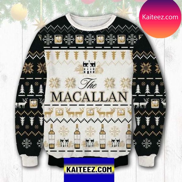 The Macallan Logo 3D Christmas Ugly Sweater