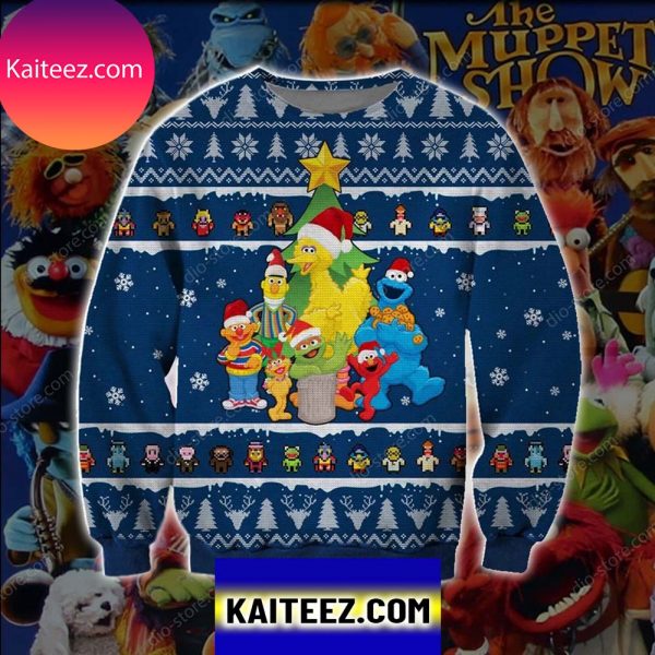 The Muppet Show 3d All Over Printed Christmas Ugly  Sweater