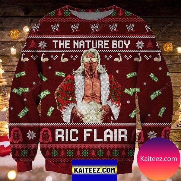 The Nature Boy Ric Flair Christmas Ugly Sweater