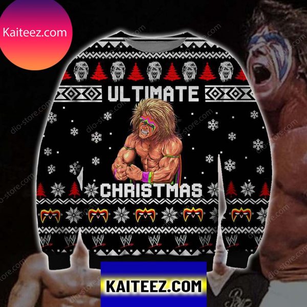 The Ultimate Warrior 3d All Over Printed Christmas Ugly  Sweater
