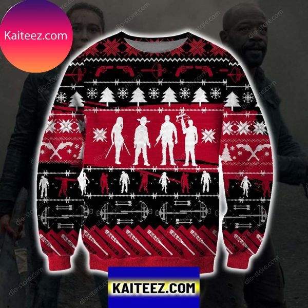 The Walking Dead 3d All Over Printed Christmas Ugly Sweater