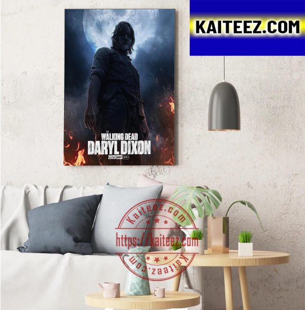 The Walking Dead Daryl Dixon 2023 Decorations Poster Canvas