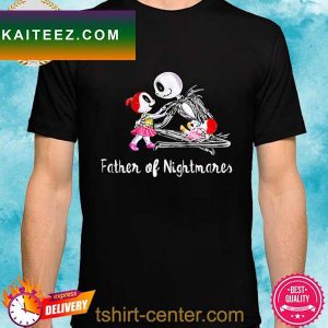 The family nightmare halloween before Christmas father jack skellington T- shirt