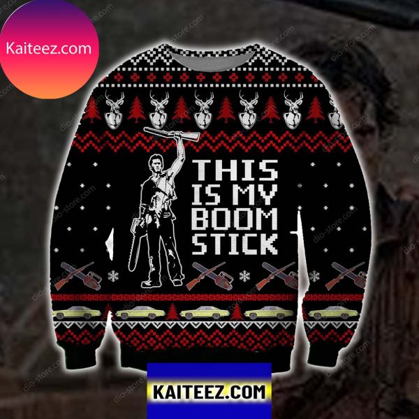 This Is My Boomstick 3d All Over Printed Christmas  Ugly Sweater