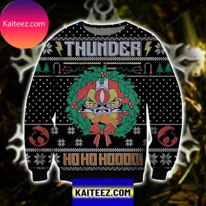 Thunder Ho Ho Ho 3d All Over Printed Christmas Ugly Sweater