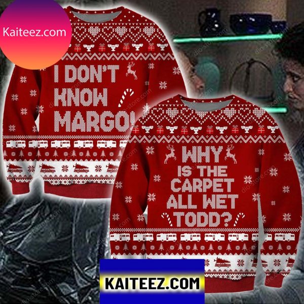 Todd I Don’t Know Margo 3d All Over Printed Christmas Ugly  Sweater