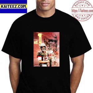 Tom Brady Tampa Bay Buccaneers No 1 In NFL Top 100 Vintage T-Shirt