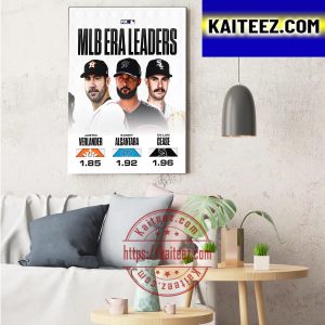 Top 3 MLB ERA Leaders Art Decor Poster Canvas