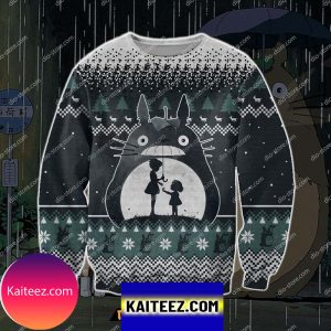 Totoro Spirited Away 3d Print Christmas Ugly Sweater