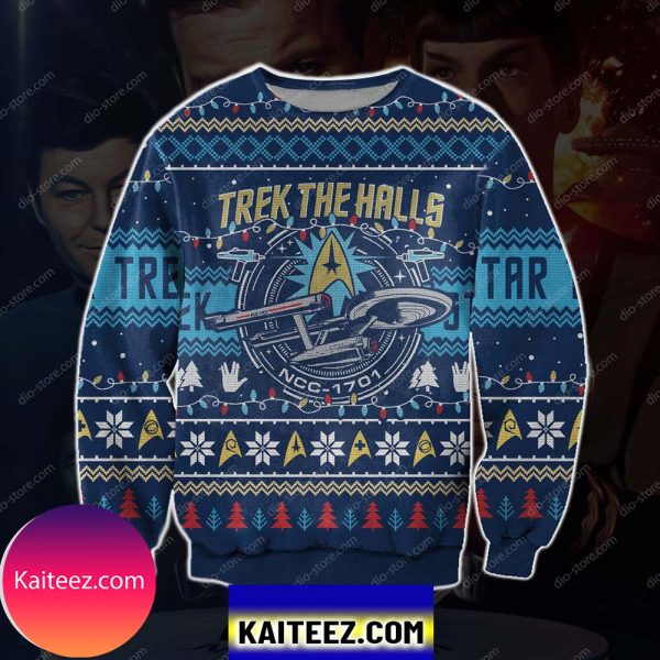 Trek The Halls 3d Print Ugly Christmas Ugly Sweater