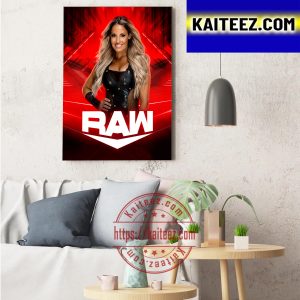 Trish Stratus Returns To WWE RAW ArtDecor Poster Canvas