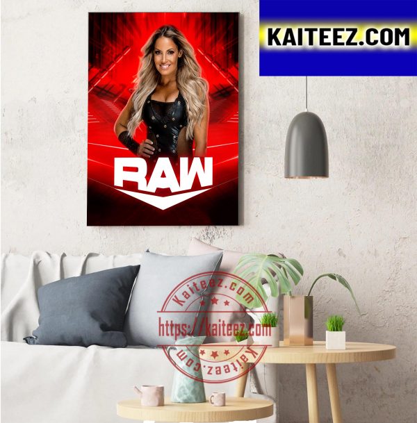 Trish Stratus Returns To WWE RAW ArtDecor Poster Canvas