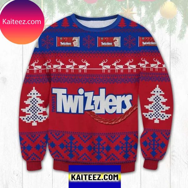 Twizzlers Candy 3D Christmas Ugly Sweater