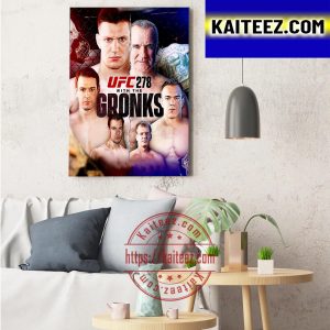 UFC 278 With The Gronks Art Decor Poster Canvas