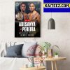 UFC 281 Israel Adesanya vs Alex Pereira Home Decor Poster Canvas