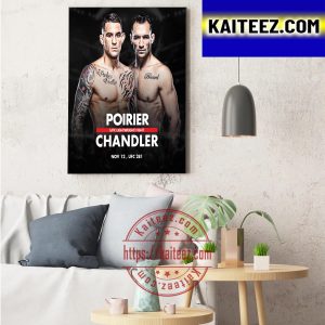 UFC 281 Poirier vs Chandler In UFC Lightweight Fight Home Decor Poster Canvas