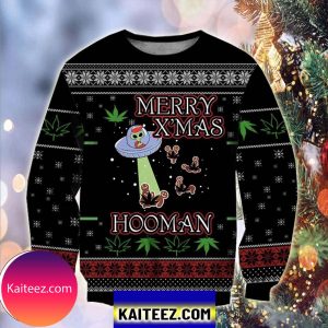 Ufo Merry X’mas Hooman 3d All Over Print Christmas Ugly Sweater