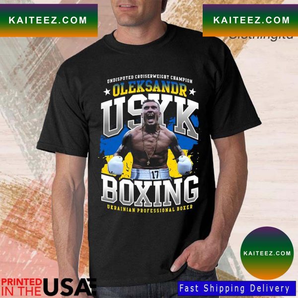 Undisputed Cruiserweight Champion Oleksandr USYK Boxing Ukrainian Professional Boxer Jab Ole T-Shirt