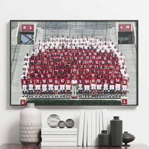 University of Alabama Football Team Squad 2022 Poster Canvas