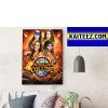 WWE NXT Worlds Collide Ricochet vs Carmelo Hayes In North American Title ArtDecor Poster Canvas
