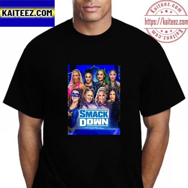 WWE Smack Down Womens Tag Team Championship Tournament Vintage T-Shirt