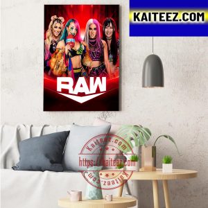 WWE Women’s Tag Team Tournament On WWE RAW ArtDecor Poster Canvas